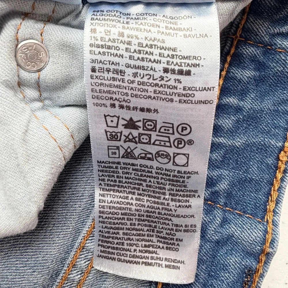 Levi's‎ 505 Regular Fit Jeans 38x34 Blue Excellent